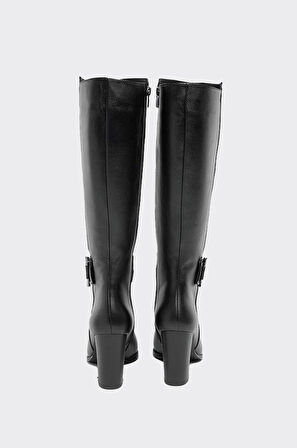 VENÜS 2405250K TOPUKLU TOKALI KLASİK DERİ KADIN ÇİZME