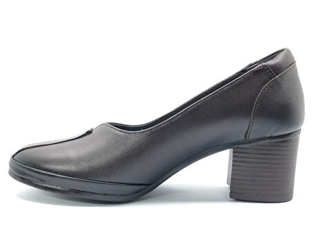 Venüs Petra Hakiki Deri Comfort Ortopedik Kadın Topuklu Ayakkabı