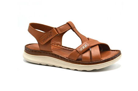 VENÜS 24021723Y ORTOPEDİK YUMUŞAK DERİ KADIN SANDALET