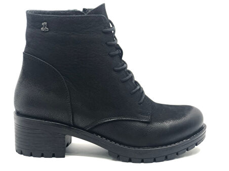 Venüs Yurs Hakiki Deri Kaymaz Taban Ortopedik Kadın Postal Bot