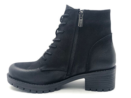 Venüs Yurs Hakiki Deri Kaymaz Taban Ortopedik Kadın Postal Bot