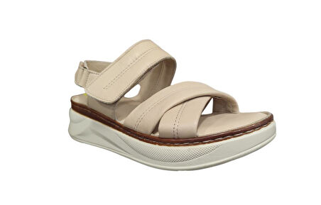 VENÜS 24340223Y KALIN TABAN ORTOPEDİK DERİ KADIN SANDALET