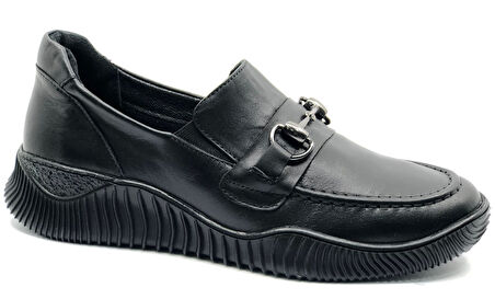 Venüs Dugu Hakiki Deri Ortopedik Casual Kadın Babet Ayakkabı