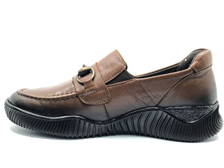 Venüs Dugu Hakiki Deri Ortopedik Casual Kadın Babet Ayakkabı