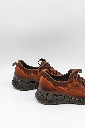 Venüs 1953831k Kadın Deri Bağcıklı Ayakkabı - Taba - 36