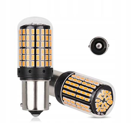 1156 P21W 144 Led Sinyal Lambası Led Işık Güçlü Aydınlatma 2 Adet