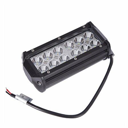 12 Ledli 36W Metal Kasalı Off Road Gündüz Sis Farı Lambası 12 V