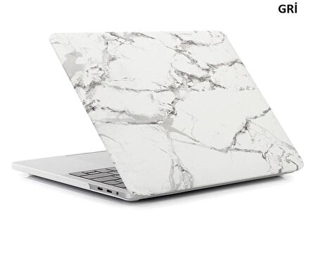 Apple Macbook Pro 15 2016 A1707 Mermer Desenli Kılıf Kapak