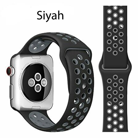 Apple Watch 1 2 3 4 5 6 7 38mm 40mm 41mm Spor Silikon TME Kordon