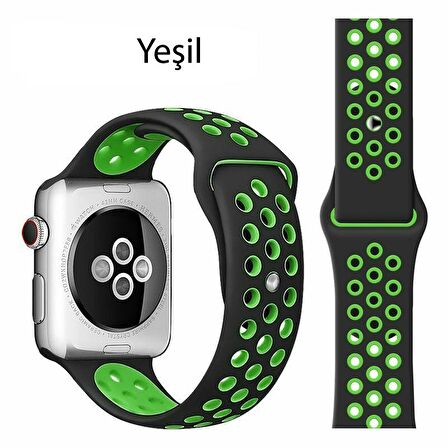 Apple Watch 1 2 3 4 5 6 7 38mm 40mm 41mm Spor Silikon TME Kordon
