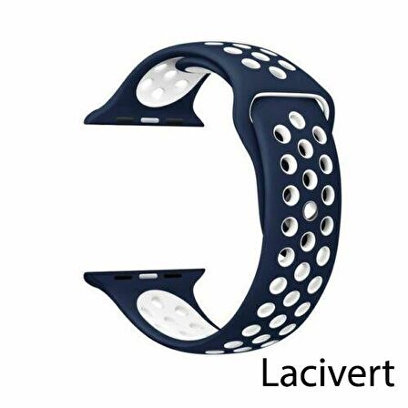 Apple Watch 1 2 3 4 5 6 7 42mm 44mm 45mm Spor Silikon TME Kordon