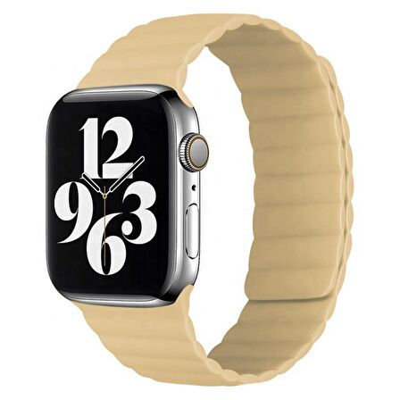Apple Watch 3 4 5 6 7 38mm 40mm 41mm Silikon Loop Tme Kordon