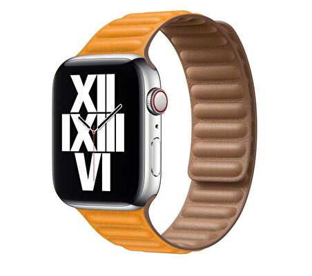 Apple Watch 7 6 5 4 3 2 1 41mm 40mm 38mm Leather Link TME Kordon