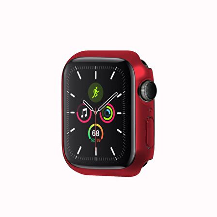 Apple Watch 7 Serisi 41mm Rubber Sert Plastik Kılıf Kapak