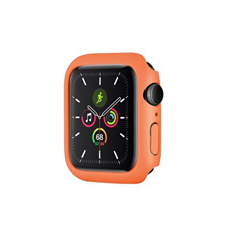 Apple Watch 7 Serisi 41mm Rubber Sert Plastik Mat Kılıf Kapak