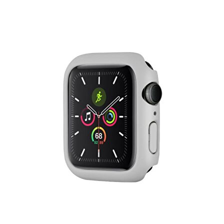 Apple Watch 7 Serisi 45mm Rubber Sert Plastik Mat Kılıf Kapak