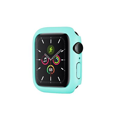 Apple Watch 7 Serisi 45mm Rubber Sert Plastik Mat Kılıf Kapak