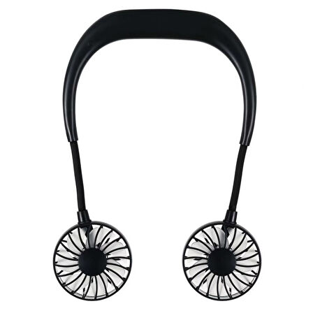 Boyun Askılı 3 Kademeli Şarjlı Spor Taşınabilir Vantilatör Fan