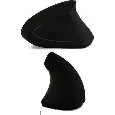 Dikey Optik Ergonomik Mouse Fare Kablosuz Bilek Korumalı Gaming