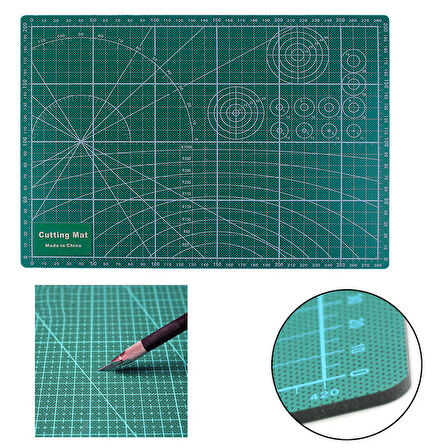 Kesme Matı Cutting Mat Kesim Altlığı A4 Ebatında 30cm x 21cm