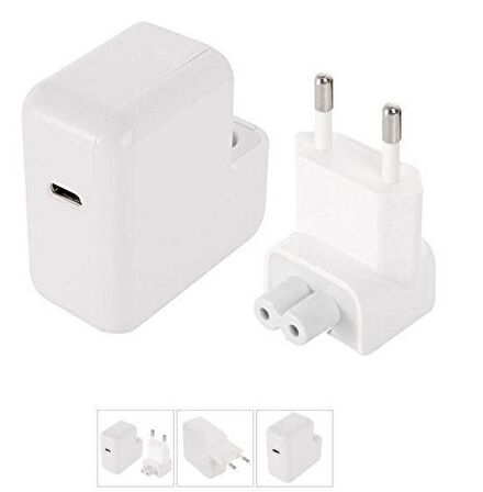 Macbook iPhone iPad 29W Usb Type C 14.5V 2A 16V 2.25A Şarj Aleti