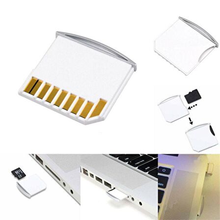 Macbook Pro Air Micro Sd Tf Taşınabilir Kart Adaptörü