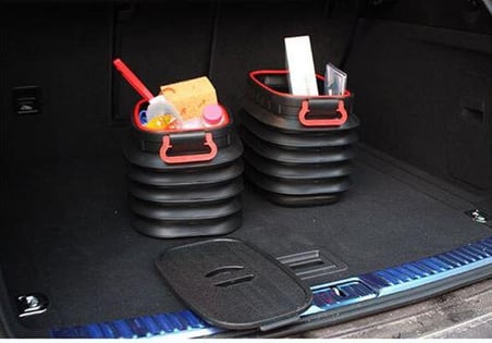 Plastik Kapaklı Bagaj Organizer Katlanabilir Ayarlanabilir 37lt