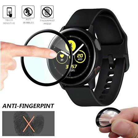 Samsung Galaxy Watch 42mm 3D Cam Ekran Koruyucu Filmi