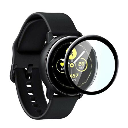 Samsung Galaxy Watch 42mm 3D Cam Ekran Koruyucu Filmi