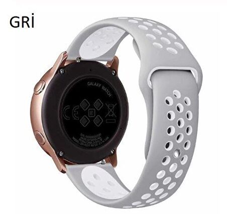 Samsung Gear S3 Gear Watch 3 45mm TME Spor Silikon Kordon Kayış