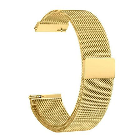 Samsung Gear Watch 3 41mm Active 2 40 44mm Metal Hasır TME Kordon 20mm