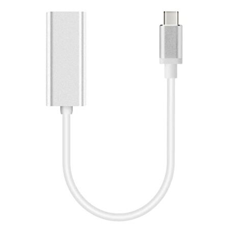 Type-C Gigabit RJ45 Ethernet Lan Bağlantı Çevirici Adaptörü