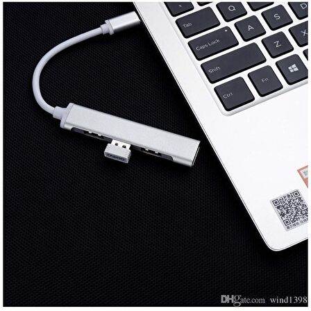 Type-C Usb 3.1 den 4 Adet USB 3.0 HUB Otg Çoğaltıcı Adaptörü C809