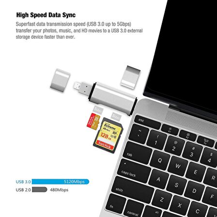 Type-C Usb 3.1 Micro Usb Usb 3.0 SD TF Micro SD Kart Okuyucu