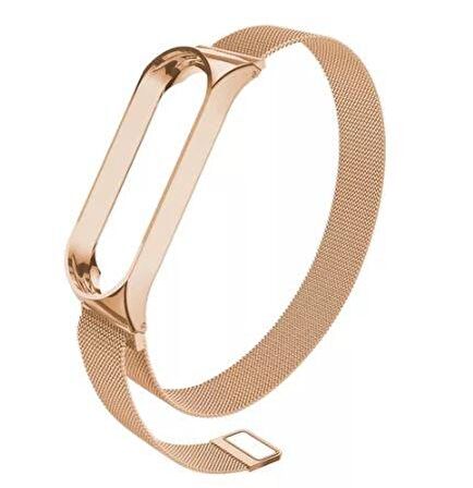 Xiaomi Mi Band 3 4 Akıllı Bileklik TME Kordon Kayış Hasır Metal