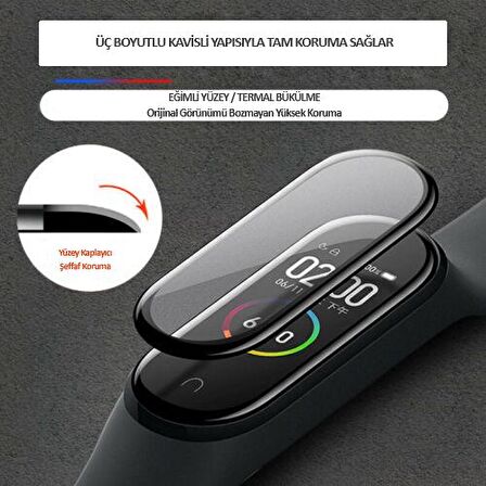Xiaomi Mi Band 5 5D Tam Kaplayan Kırılmaz Nano Ekran Koruyucu