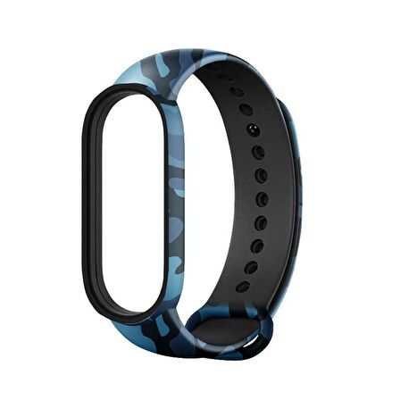 Xiaomi Mi Band 5 Mi Band 6 Uyumlu TME Kordon Kayış Kamuflaj Desen