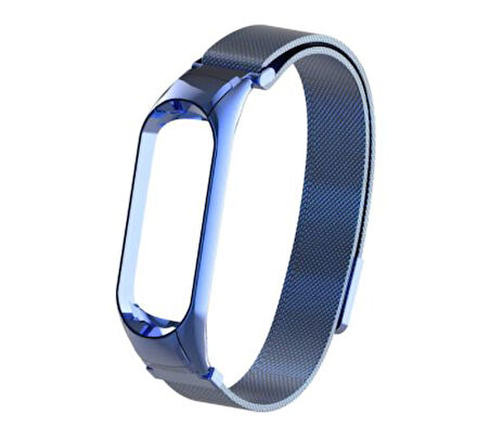 Xiaomi Mi Band 5 Mi Band 6 Uyumlu Metal Hasır Kordon Kayış