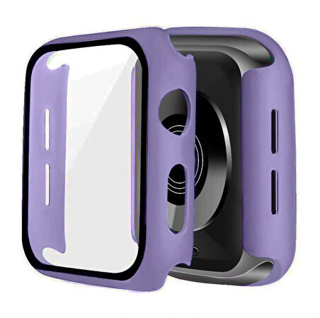 Apple Watch 7 Serisi 41mm Rubber Sert Kapak Kılıf Ekran Koruyucu