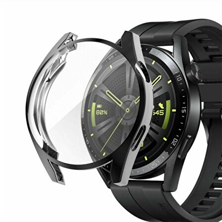 Huawei Watch Gt3 46mm Silikon Kapak Kılıf Ekran Koruyucu