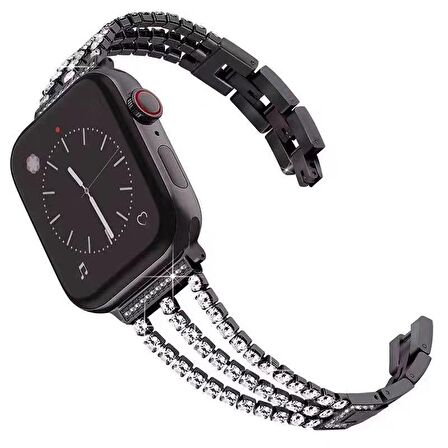 Apple Watch 4 5 6 7 41mm 40mm 38mm Triple Diamond Band Kordon