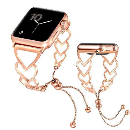 Apple Watch 4 5 6 7 45mm 44mm 42mm Kalpli Bileklik Tarz Kordon