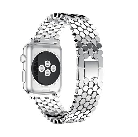 Apple Watch 4 5 6 7 45mm 44mm 42mm Premium Petek Tasarım Kordon