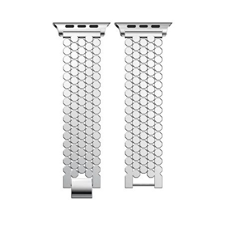 Apple Watch 4 5 6 7 45mm 44mm 42mm Premium Petek Tasarım Kordon