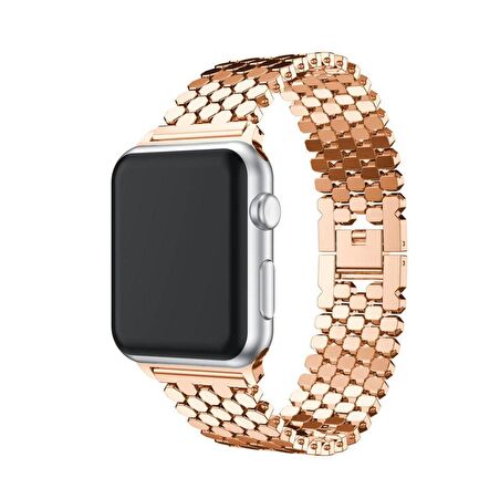 Apple Watch 4 5 6 7 45mm 44mm 42mm Premium Petek Tasarım Kordon