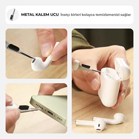 Apple Airpods Pro 3 Uyumlu  Bluetooth Kulaklık Temizleme Kiti Kalemi