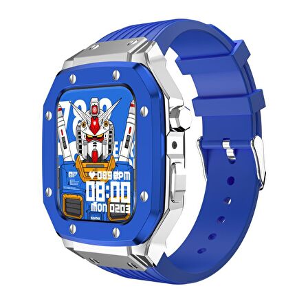 Apple Watch 4 5 6 7 8 44mm 45mm Royal Zırh Koruma Kordon