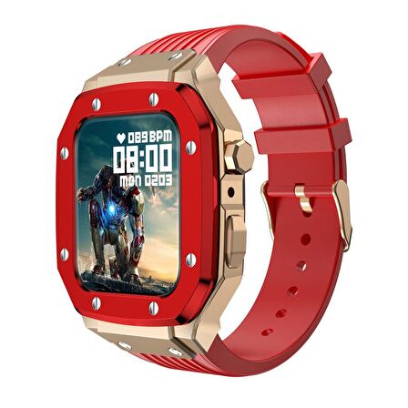 Apple Watch 4 5 6 7 8 44mm 45mm Royal Zırh Koruma Kordon