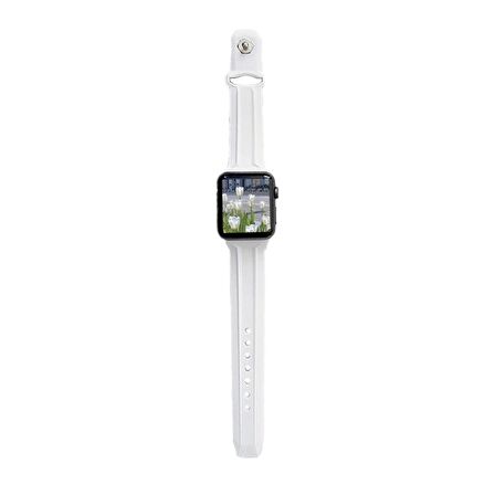 Apple Watch 5 6 7 8 Ultra 42mm 44mm 45mm TME Line Silikon Kordon