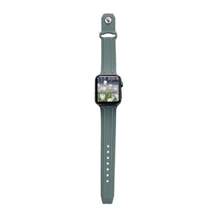 Apple Watch 5 6 7 8 Ultra 42mm 44mm 45mm TME Line Silikon Kordon